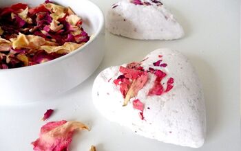 DIY Bath Bomb Recipe With Rose Petals and Essential Oils