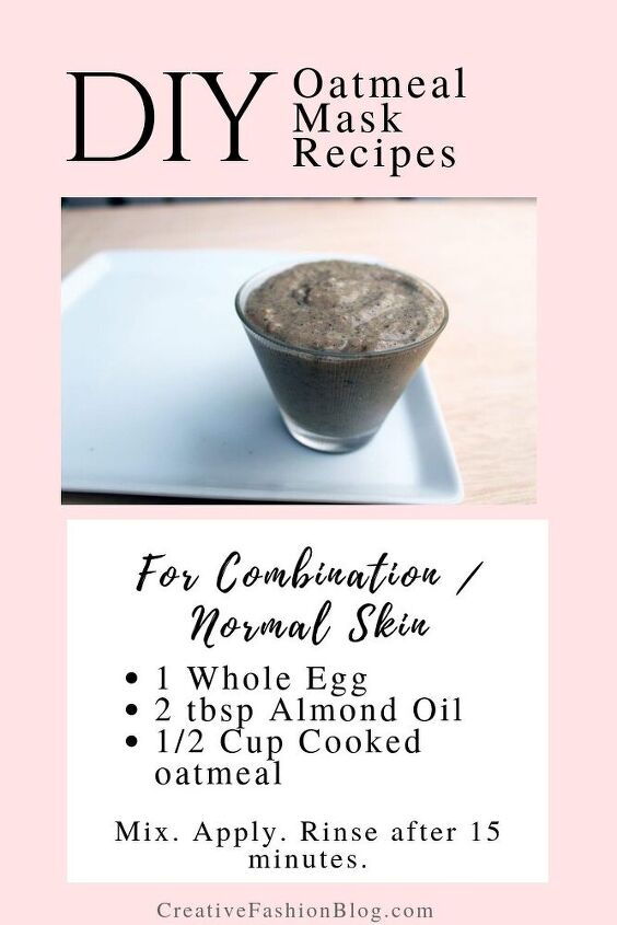 the ultimate diy oatmeal mask for dry combination and normal skin ty
