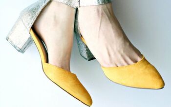 DIY Color Blocked Mega Glitter Heels