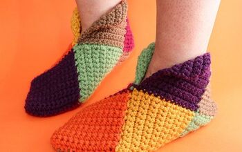 Harlequin Crochet Slippers – Free Crochet Pattern