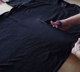 diy upcycled crop top t shirt tutorial, DIY crop top t shirt