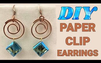 How to Make the Most Beautiful Paper Clip Earrings Ever