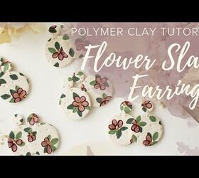 Beautiful DIY Flower Earrings