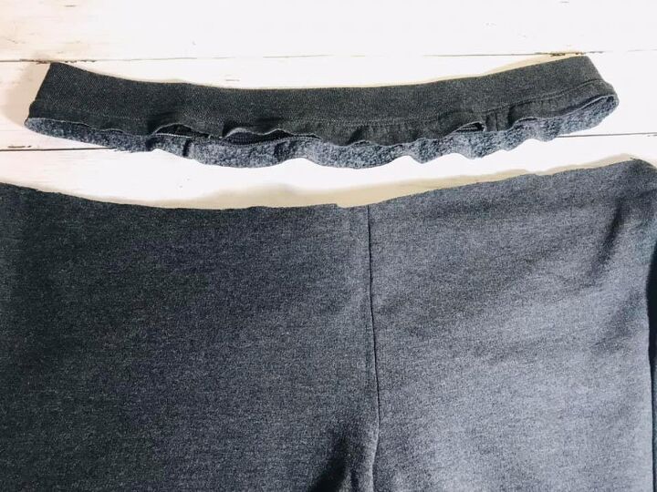 replacing a denim waistband with elastic