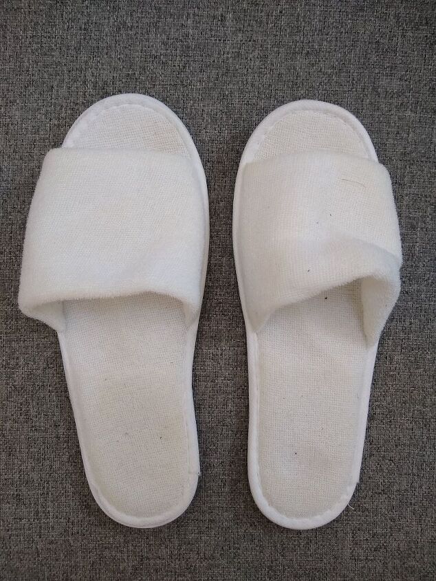 cute sliders from hotel slippers