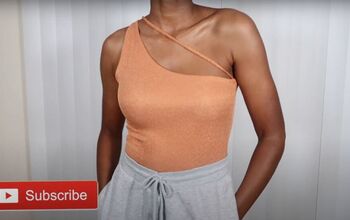 Quick and Easy One-Shoulder Top From Scratch