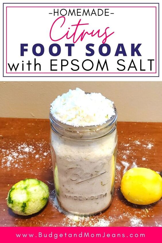 a simple epsom salt foot soak for tired feet