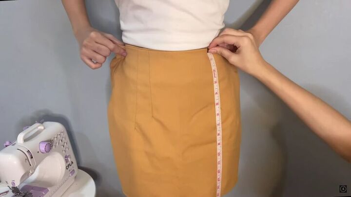 make a sexy ruched skirt without a pattern, DIY ruched skirt