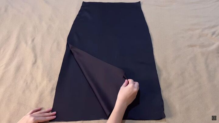 make a sexy ruched skirt without a pattern, Basic ruched skirt