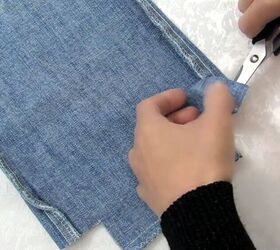 can you tell this diy denim bag was made from jeans, How to make a DIY denim bag