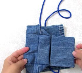 can you tell this diy denim bag was made from jeans