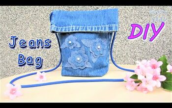 Can You Tell This DIY Denim Bag Was Made From Jeans?
