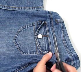 The cute reason why you should cut the pockets out of your old jeans