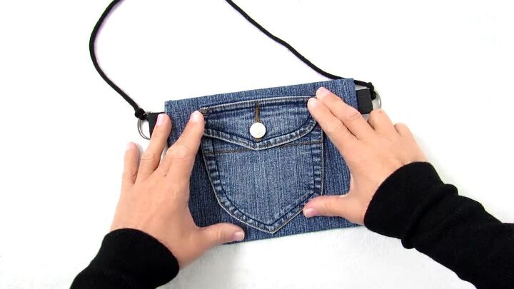 make a unique diy denim purse from your jeans