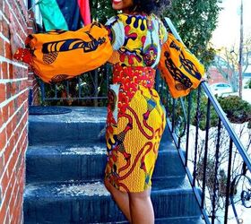 Sew What? African "POT LUCK" Dress, That's What!