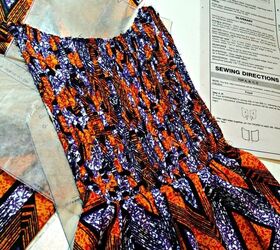 diy blouse using ankara and lace fabrics mccall s 6962 pattern hack