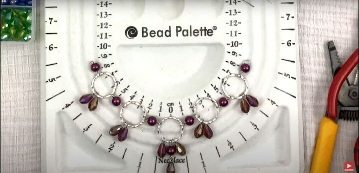 teardrop and pearl diy beaded necklace, DIY beaded necklace tutorial