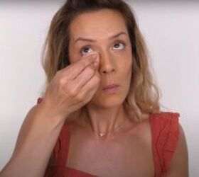 subtle bronze eye makeup tutorial, Glassy cheekbones makeup tutorial
