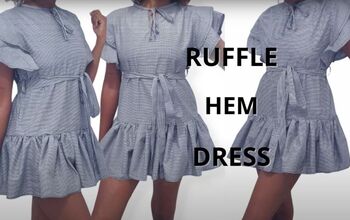 Beginner Friendly Summer Ruffle Hem Dress