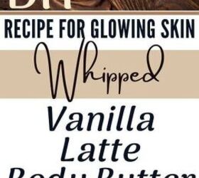 how to make vanilla latte whipped body butter for glowing skin