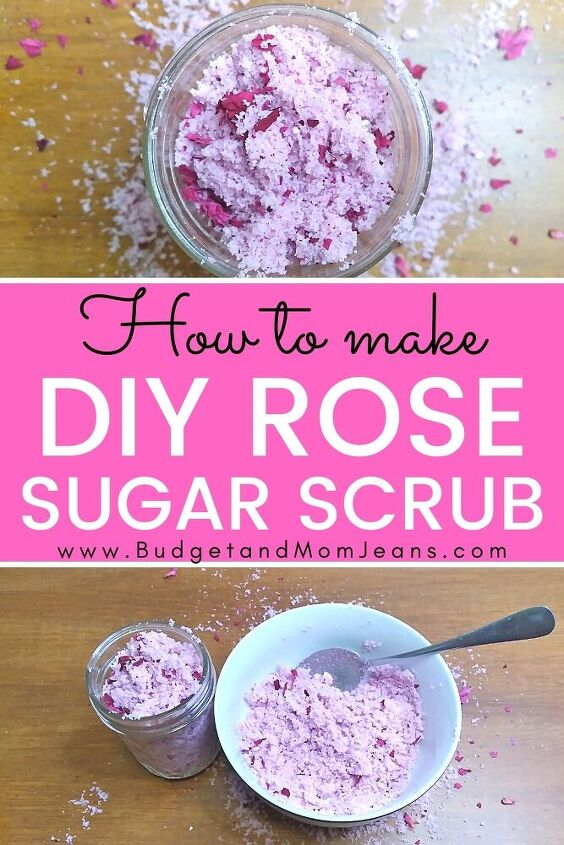 rose sugar scrub recipe luxury diy skin exfoliant