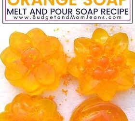 zesty orange soap melt and pour soap recipe, Pin it for later
