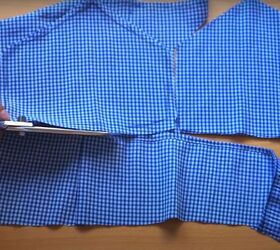 this cute diy crop top and skirt set was an enormous shirt, Crop top tutorial