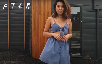 This Cute DIY Crop Top and Skirt Set Was an Enormous Shirt