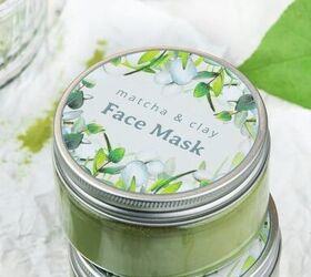 matcha green tea clay mask for glowing skin