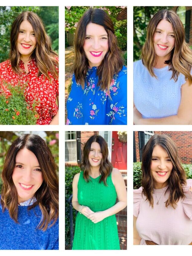 how to choose your best colors, These are all cool colors Notice the difference between the kelly green in this group of photos and the mint green in the above photos They are both pretty colors but the darker green is much more flattering on me