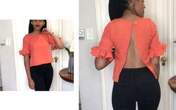 Want to Keep Cool This Summer? Try This DIY Open Back Top Look
