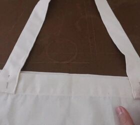 3 easy diy tote bag designs that are cute really practical, Pinning the bag straps