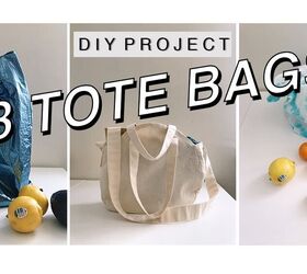 3 Easy DIY Tote Bag Designs That Are Cute & Really Practical