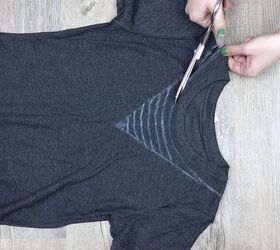 2 Easy T-Shirt Neckline Cutting Ideas to Make Intricate V-Necks | Upstyle