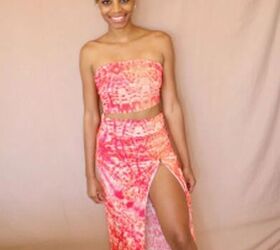 flower scarves maxi dress Ilyse Neck Scarf One-Shoulder Maxi Dress Floral Red