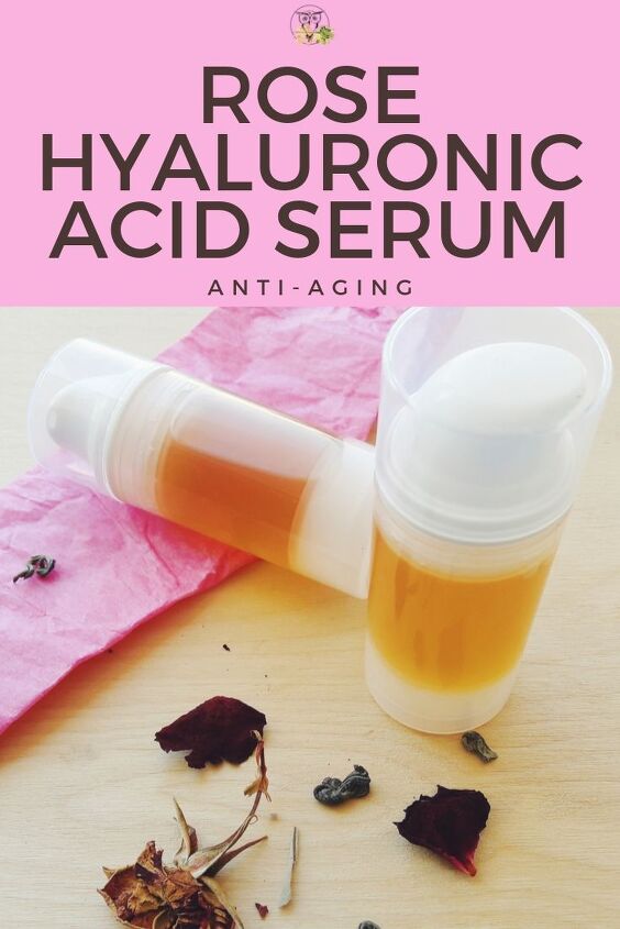 rose and green tea diy hyaluronic acid serum recipe