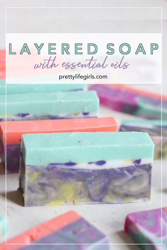 diy oatmeal and essential oils terrazzo soap