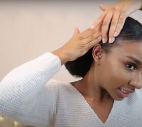 4 really quick easy natural hairstyles plus 1 that s extra, Applying gel to natural hair