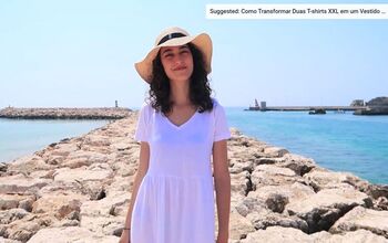 How to Make a Cute Beach Cover-Up Dress Using 2 XXL Men's T-Shirts