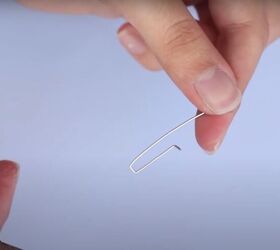 2 super unique ways to make diy bobby pin earrings, Creating more wire bends to make the earring