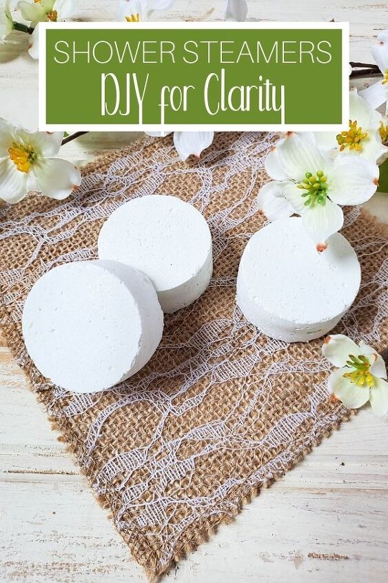diy shower steamers for clarity