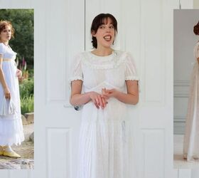 4 ways to nail romantic regency dress like bridgerton jane austen, Regency era dresses