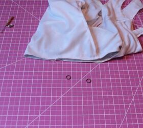 how to make a diy swimsuit cute bow tie one piece edition, Adding strap adjusters