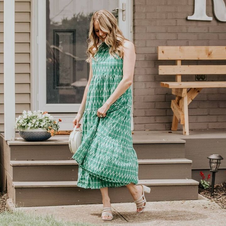 a statement dress for less