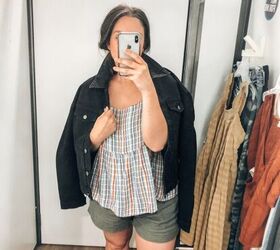 several ways to style a plaid shirt for summer