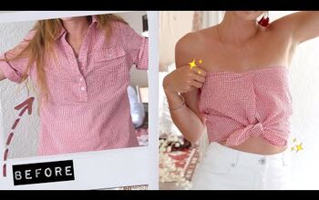 3 DIY Cute Summer Tops Came Out of This Old Gingham Shirt!