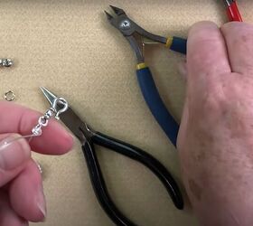 this simple tutorial makes pretty leather bracelets with beads, Placing the hook for the bracelet