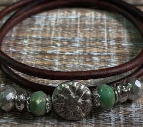 This Simple Tutorial Makes Pretty Leather Bracelets With Beads