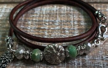 This Simple Tutorial Makes Pretty Leather Bracelets With Beads