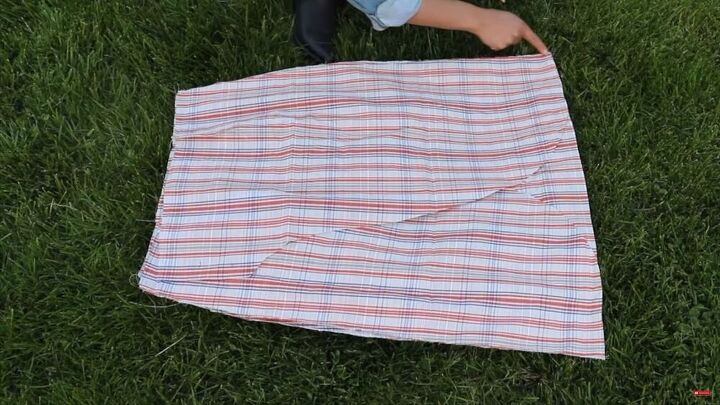 how to make a diy wrap skirt pattern using your own body, Easy sew wrap skirt